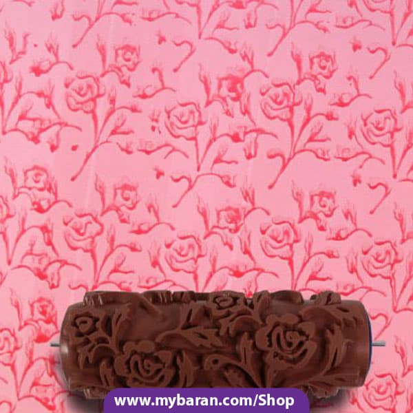 رول غلطک طرح دار GR-50 با طرح گل رز