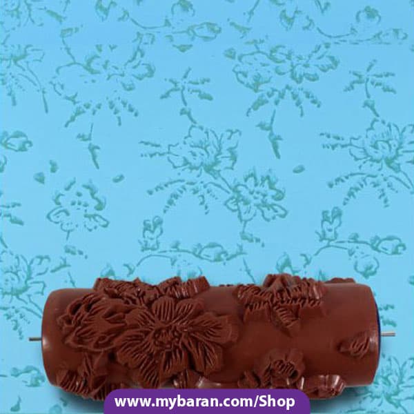 رول غلطک طرح دار GR-49 با طرح ساده کاغذ دیواری