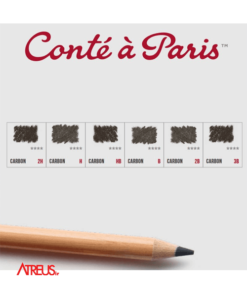 مداد کنته پاریس Conté à Paris Carbon H — تصویر ۸