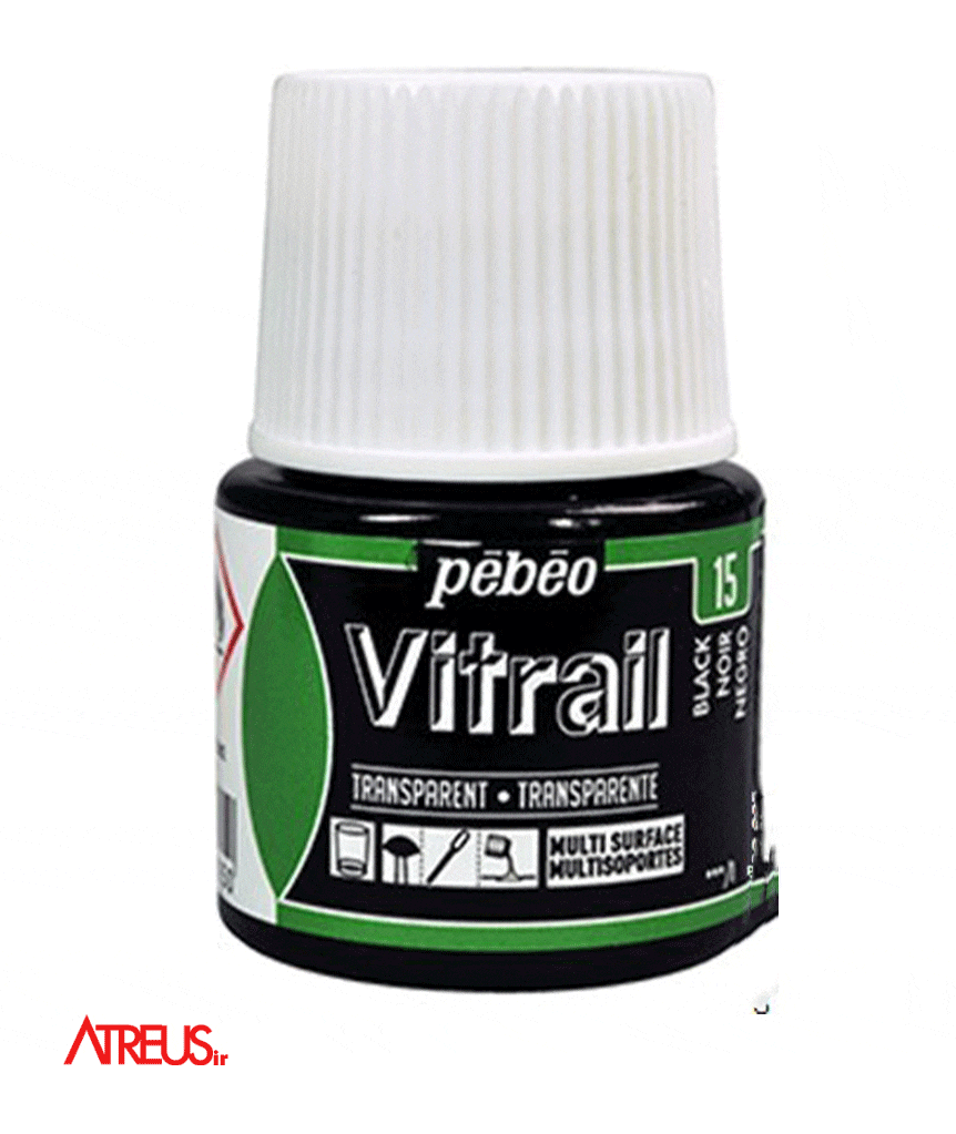 رنگ ویترای پ ب او شماره 15 pebeo