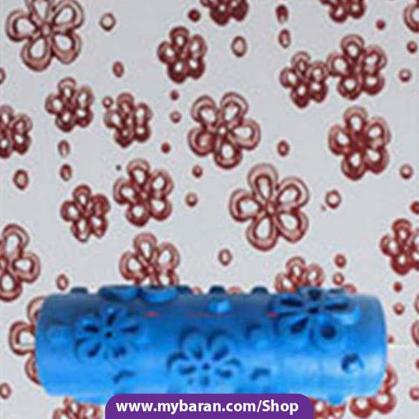 رول غلطک طرح دار 074Y طرح گل بهاری
