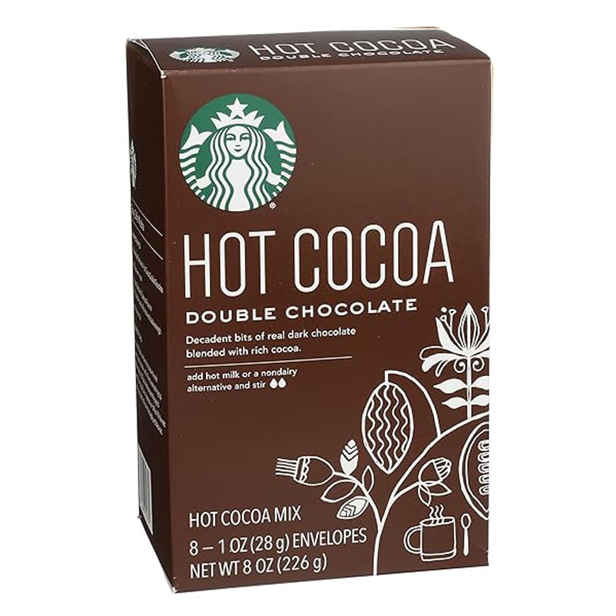 پودر فوری استارباکس “هات چاکلت دابل چاکلت” | Hot cocoa chocolat chaud double chocolate