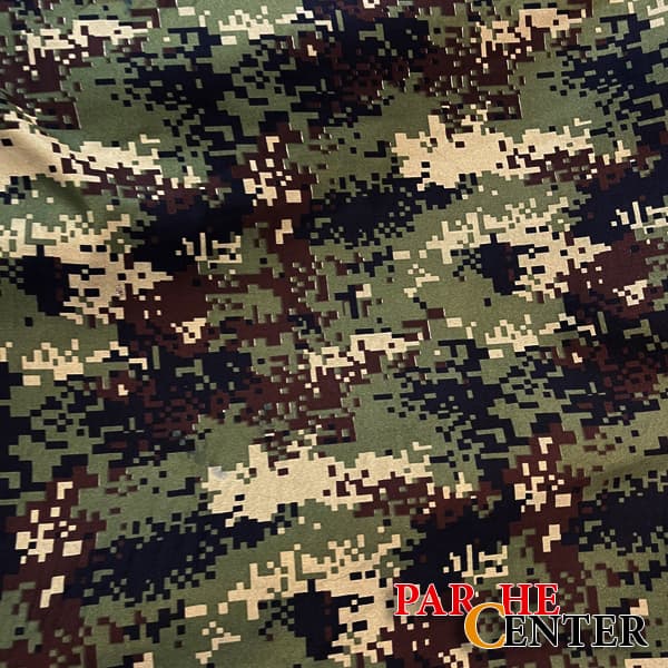 پارچه ته طاقه کرپ ارتشی عرض150 متراژ 150 سانتی متر — تصویر ۲