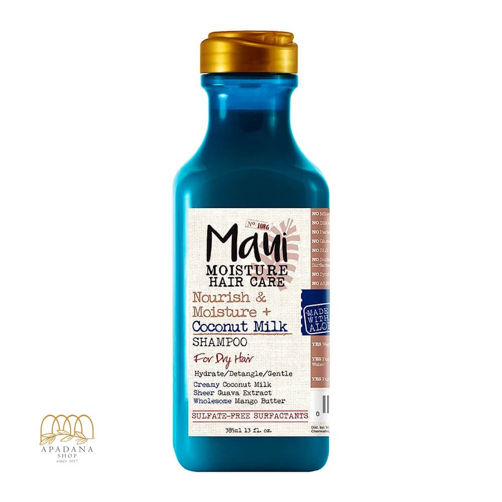 شامپو مغذی و آبرسان شیر نارگیل مائوئی Maui Coconut Milk