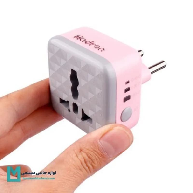 تبدیل برق ۳ به ۲ تایمردار هادرون P103 کد T106 | لوازم جانبی مسلمی — تصویر ۶