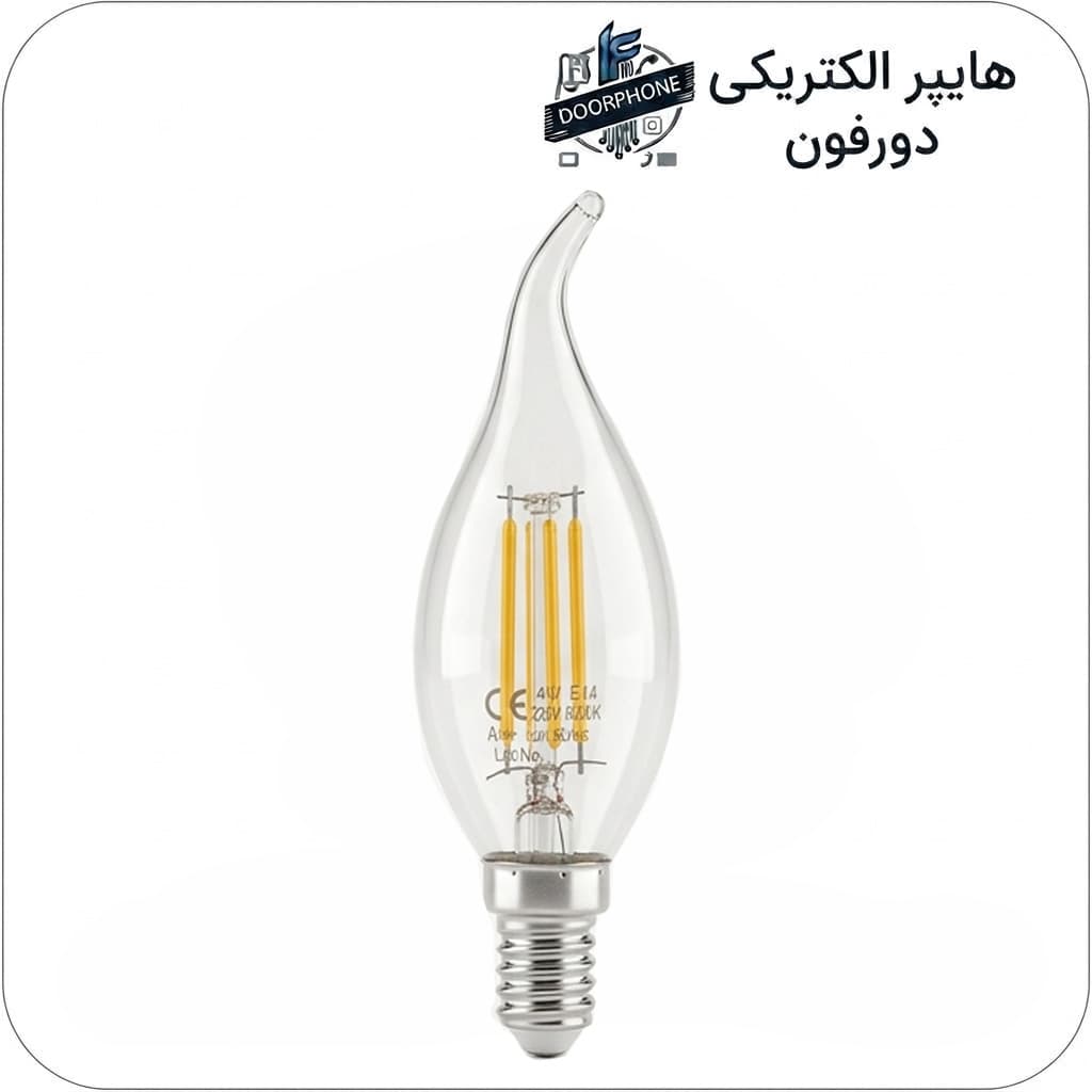 لامپ فیلامنتی اشکی ۴ وات EDC