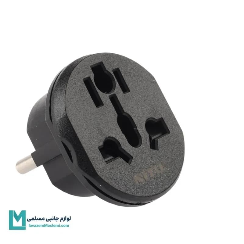 تبدیل برق ۳ به ۲ نیتو NITU NT-A3 کد T106 | لوازم جانبی مسلمی — تصویر ۳