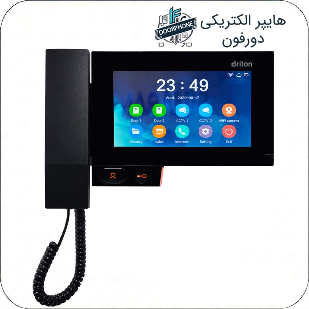 مانیتور آیفون تصویری وای فای دار برایتون 7045 مدل BAM-7045-WIFI — تصویر ۲