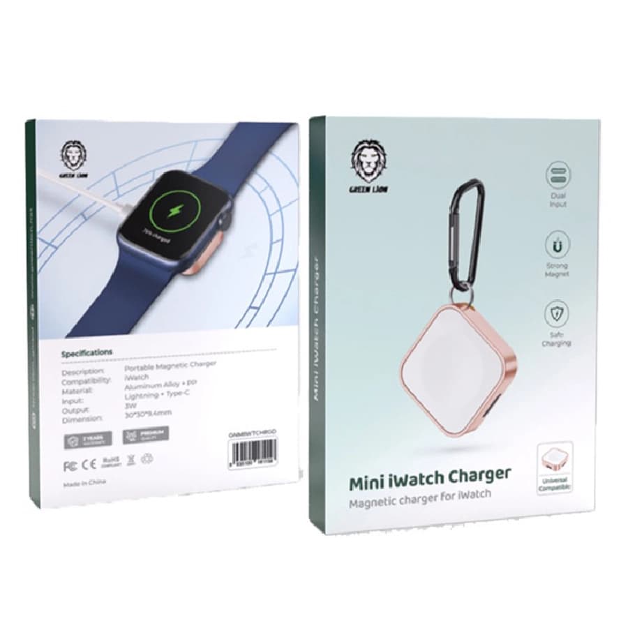 شارژر مغناطیسی اپل واچ گرین لاین Mini Magnetic — تصویر ۶