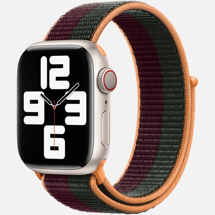 بند اپل واچ گرین لاین مدل Woven Nylon Sport Loop — تصویر ۴