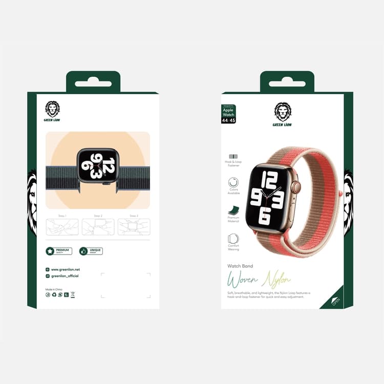 بند اپل واچ گرین لاین مدل Woven Nylon Sport Loop