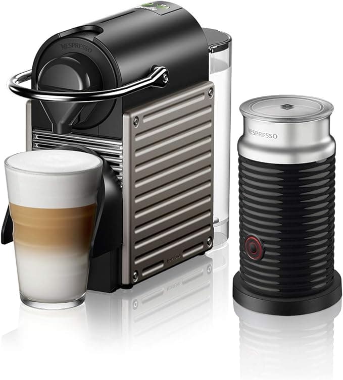 اسپرسو ساز نسپرسو پیکسی C66R همراه با فوم ساز شیر آیروچینو 3