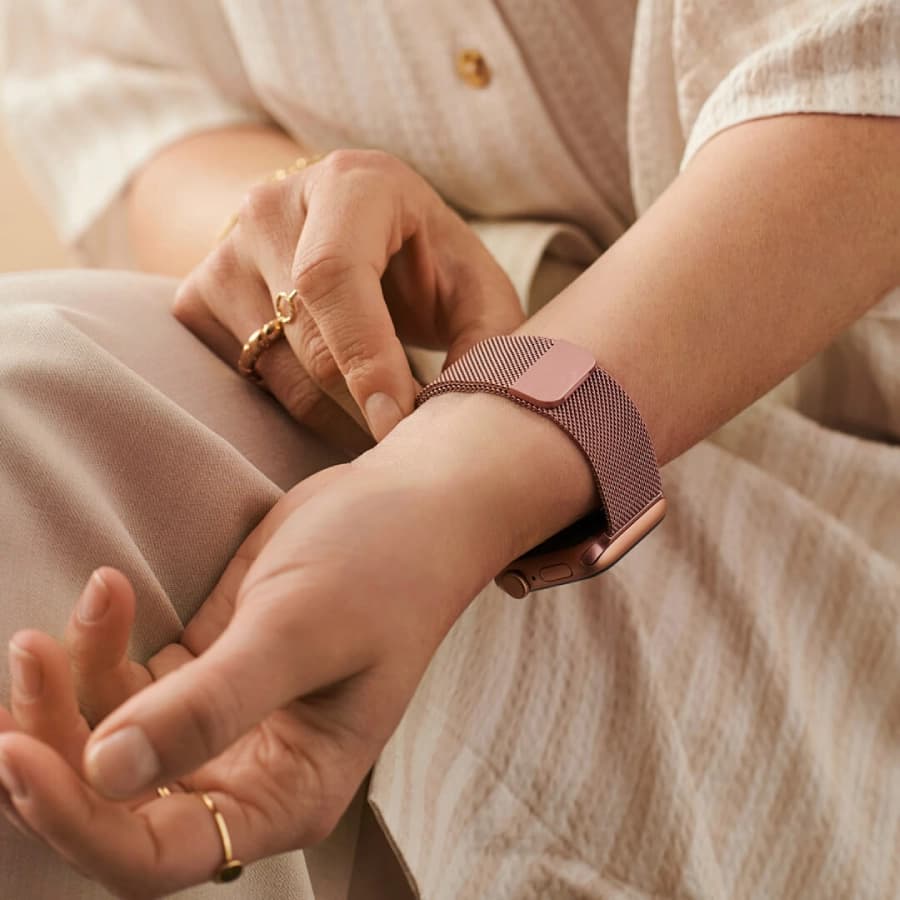 بند اپل واچ گرین لاین مدل Milanese Loop Strap — تصویر ۵