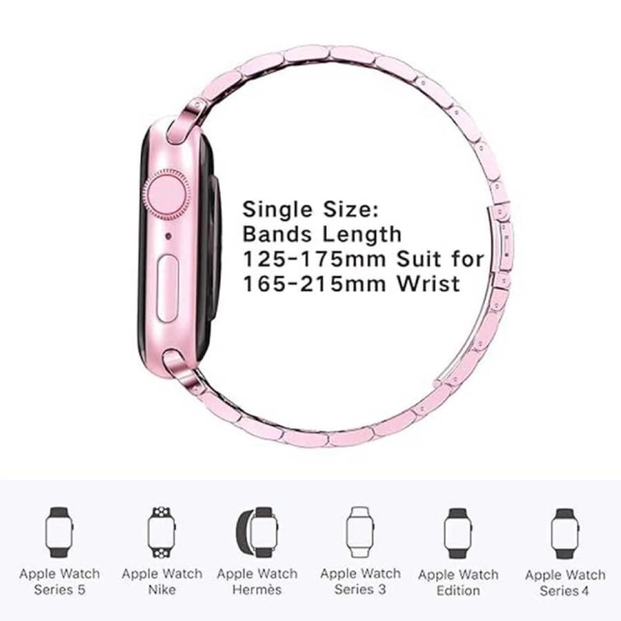 بند اپل واچ استیل ضد زنگ گرین لاین Link Stainless Steel Strap — تصویر ۴
