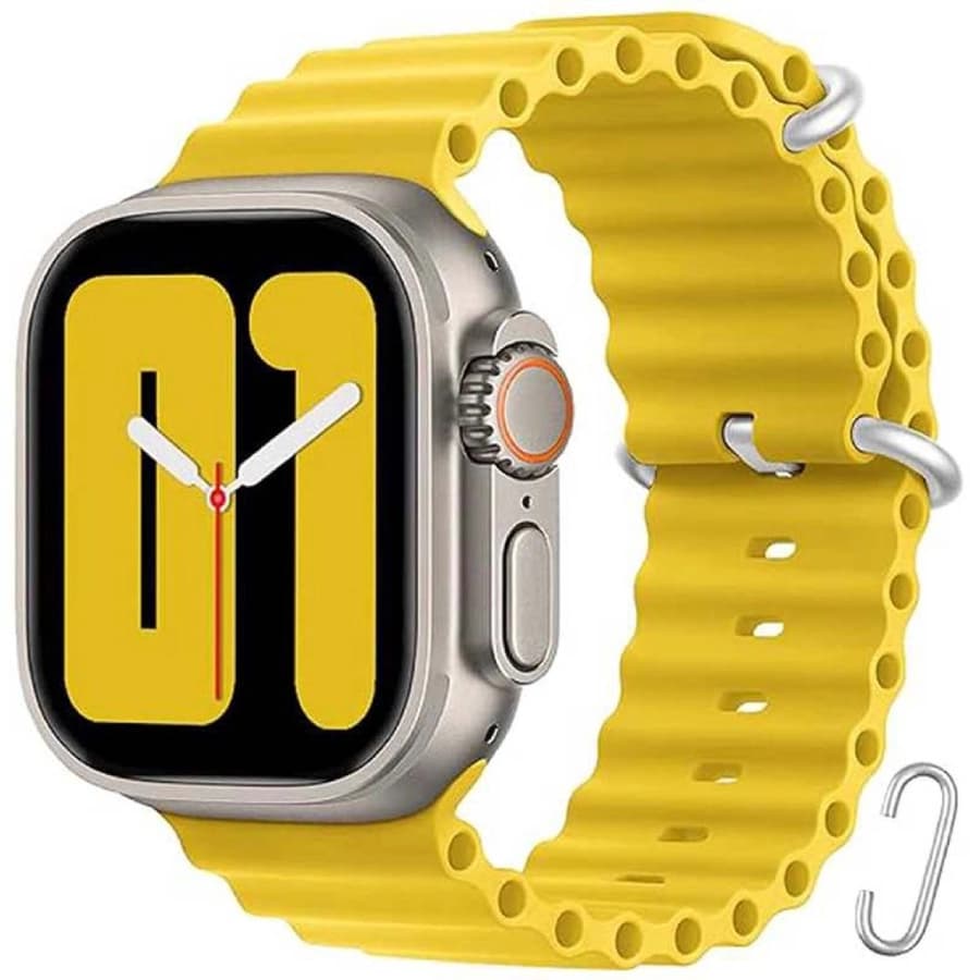 بند سیلیکونی اپل واچ گرین لاین مدل Felex Silicone Strap — تصویر ۸