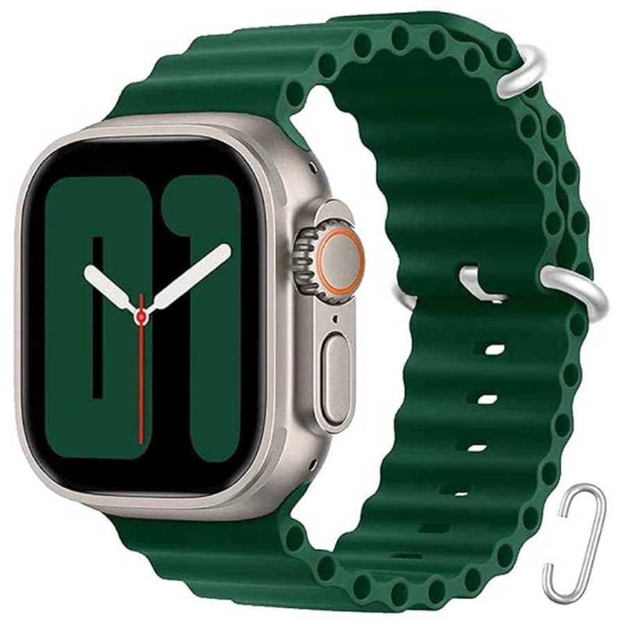 بند سیلیکونی اپل واچ گرین لاین مدل Felex Silicone Strap — تصویر ۶