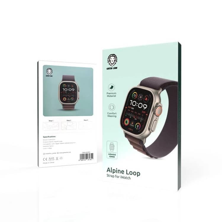 بند ساعت حلقه اسپرت نایلونی گرین لاین مدل Alpine Loop Nylon Strap