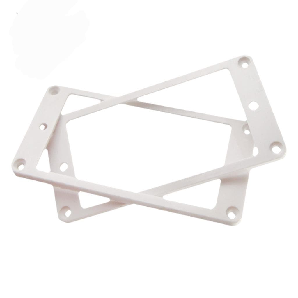 فریم پیکاپ هامباکر فلت (Flat) گیتار الکتریک رنگ سفید 2.5×2.5mm — تصویر ۲