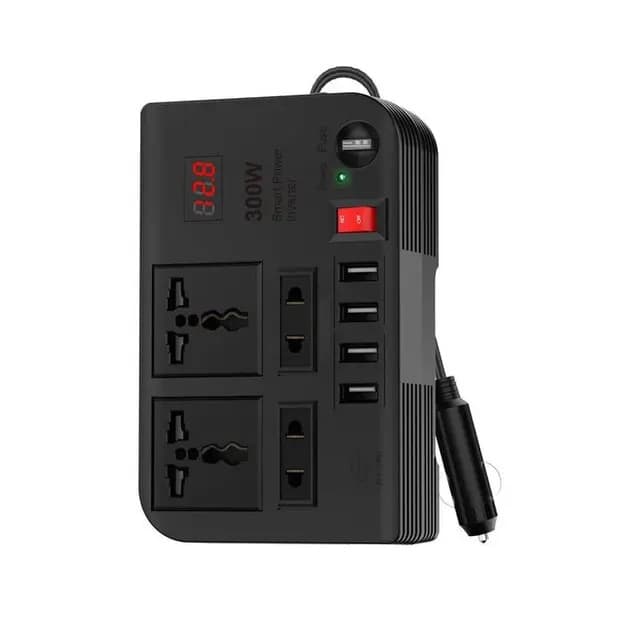 مبدل برق خودرو گرین لاین مدل Spark 3 Power Inverter 300W — تصویر ۳