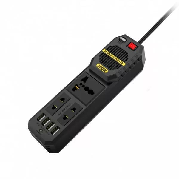 مبدل برق و شارژر خودرو گرین لاین Stark Plus Power Inverter 200W — تصویر ۷
