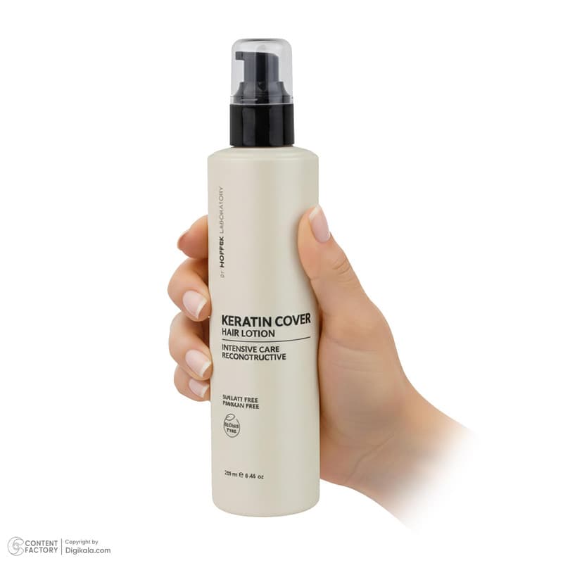لوسیون مو موپک مدل KERATIN COVER حجم 250 میلی لیتر — تصویر ۲