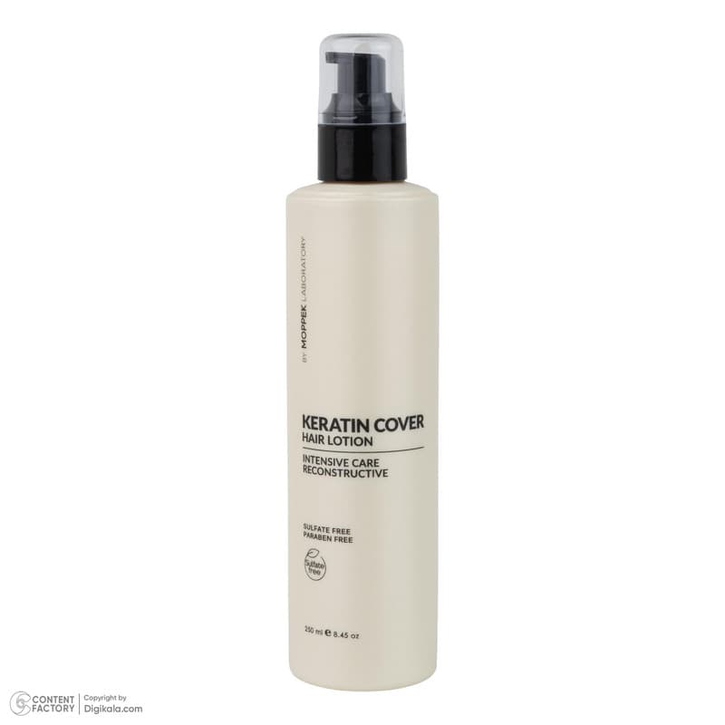 لوسیون مو موپک مدل KERATIN COVER حجم 250 میلی لیتر — تصویر ۶