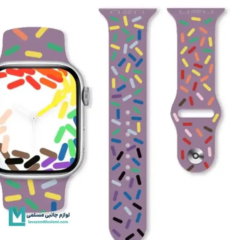 بند اپل واچ سیلیکونی پراید کد W1223 | لوازم جانبی مسلمی — تصویر ۲