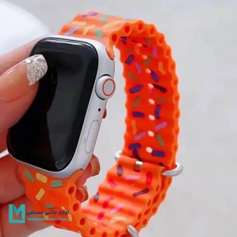 بند اپل واچ سیلیکونی اوشن پراید کد W1222 | لوازم جانبی مسلمی — تصویر ۵
