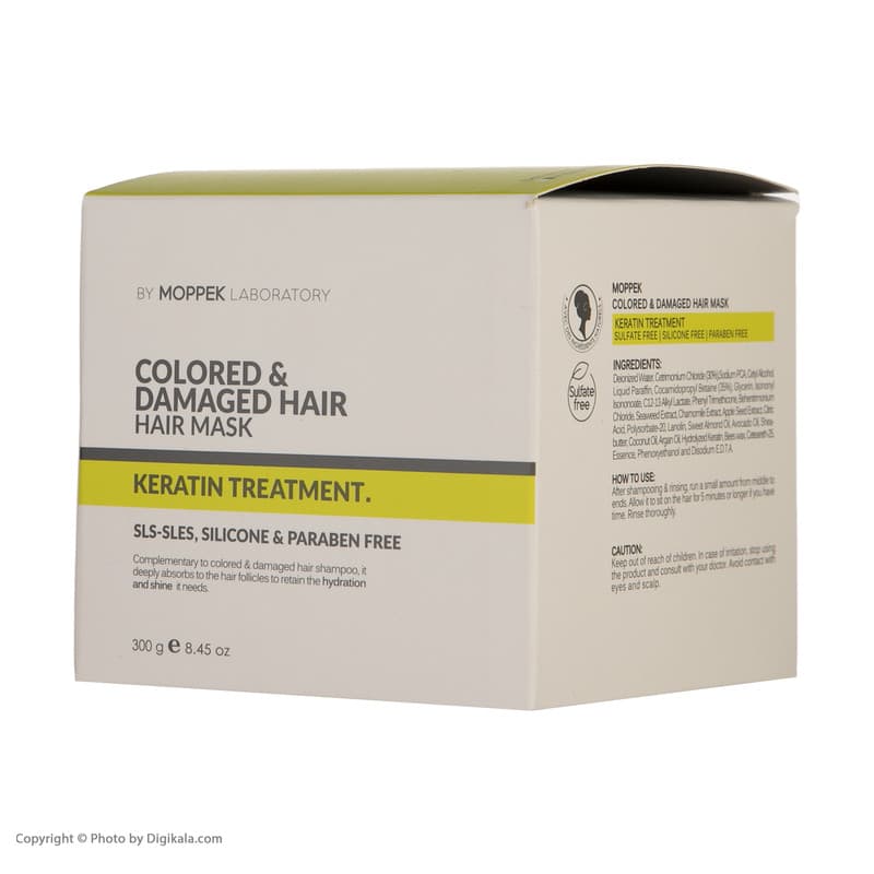 ماسک مو موپک مدل keratin treatment حجم 300 میلی لیتر — تصویر ۵