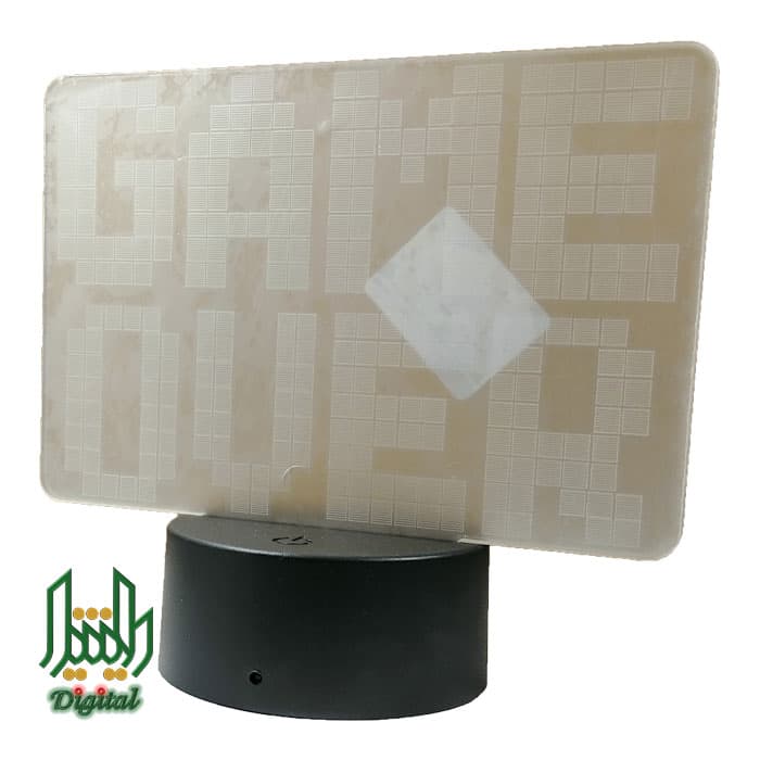 چراغ تزئینی 3D Lamp Illusion مدل LED طرح Game Over