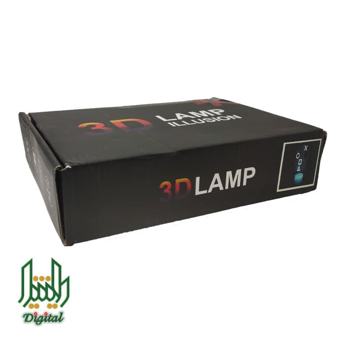 چراغ تزئینی 3D Lamp Illusion مدل LED طرح Just One More Game — تصویر ۴