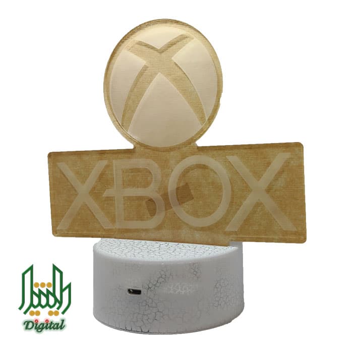 چراغ تزئینی 3D Lamp Illusion مدل LED طرح لوگوی Xbox
