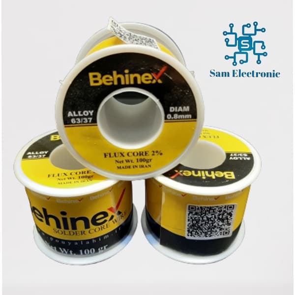 سیم لحیم بهینکس 250گرمی قطر 0/8mm