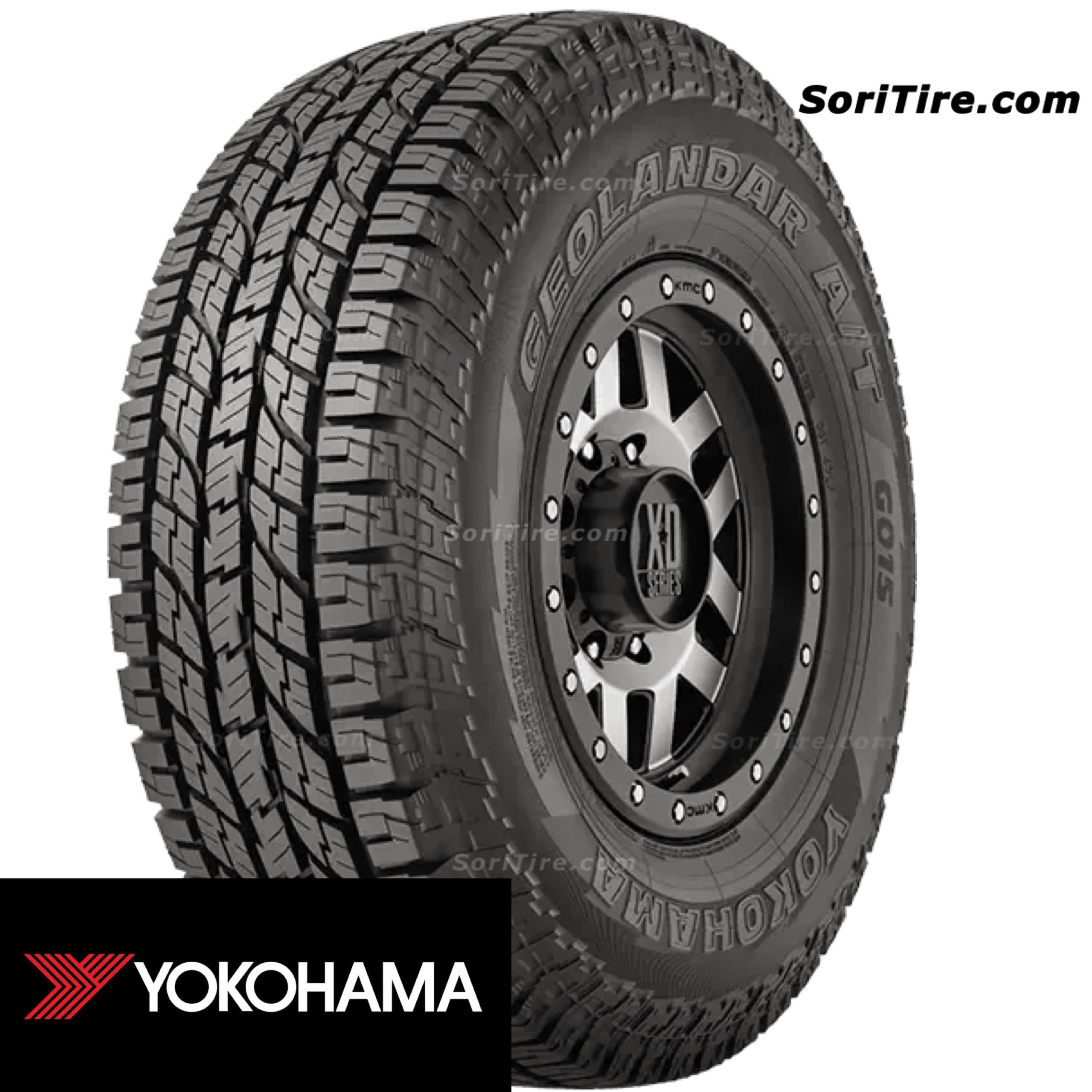 لاستیک یوکوهاما ژاپن 265/70R17 گل Geolandar G015 تاریخ 2023