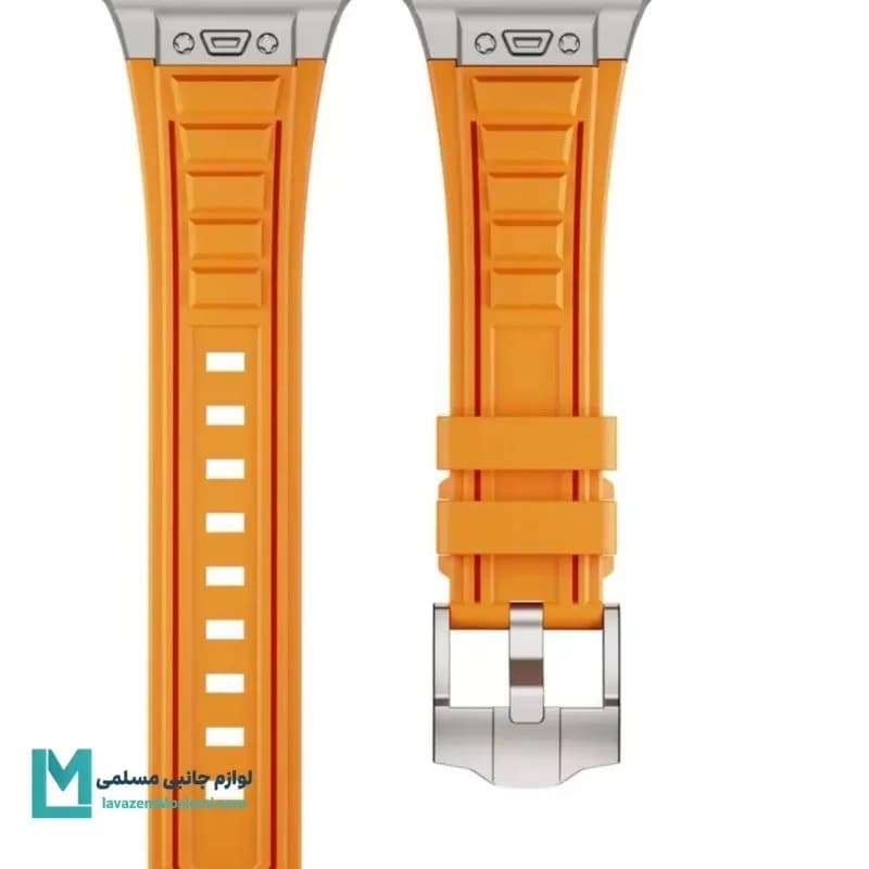 بند اپل واچ سیلیکونی رابر سافت مچا استایل کد W1214 | لوازم جانبی مسلمی — تصویر ۵