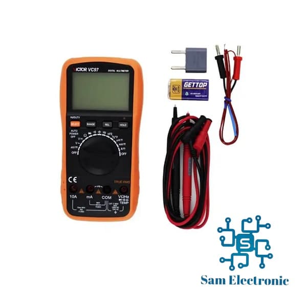 مولتی متر دیجیتال اتورنج ویکتور VICTOR VC97 اصلی