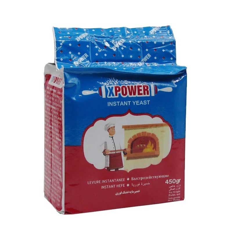 خمیرمایه خشک فوری صادراتی XPOWER دز مایه طلایی – 450 گرم