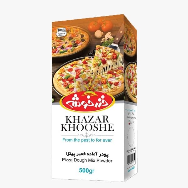 پودر آماده خمیر پیتزا خزرخوشه – 500 گرم