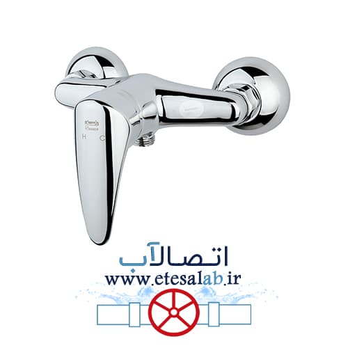 شیر توالت کروم راسان مدل درنا