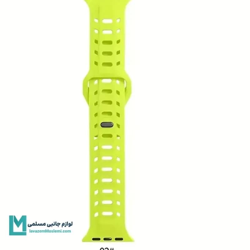 بند اپل واچ سیلیکونی توری کد W1208 | لوازم جانبی مسلمی — تصویر ۶