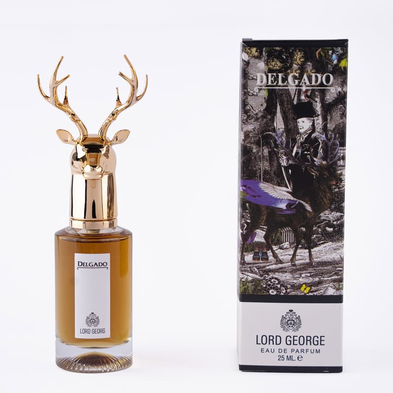 عطر جیبی مردانه دلگادو مدل لرد جورج با رایحه گرم حجم 25 میلی لیتر — تصویر ۳