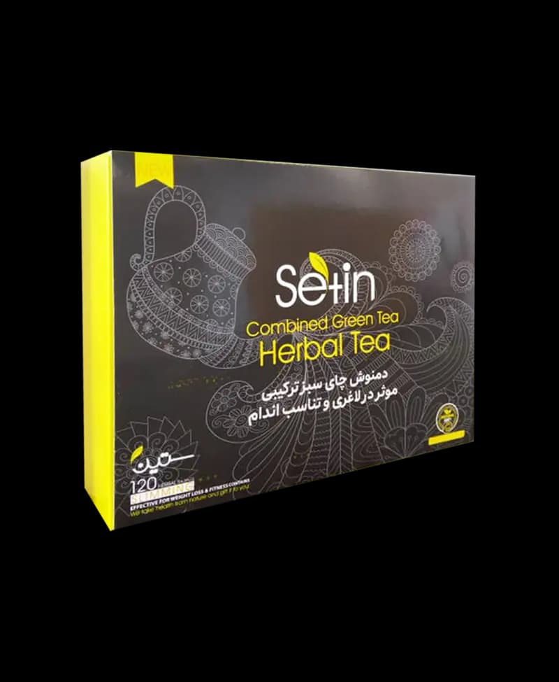 دمنوش چای سبز ترکیبی ستین – موثر در کاهش وزن 240 گرمی