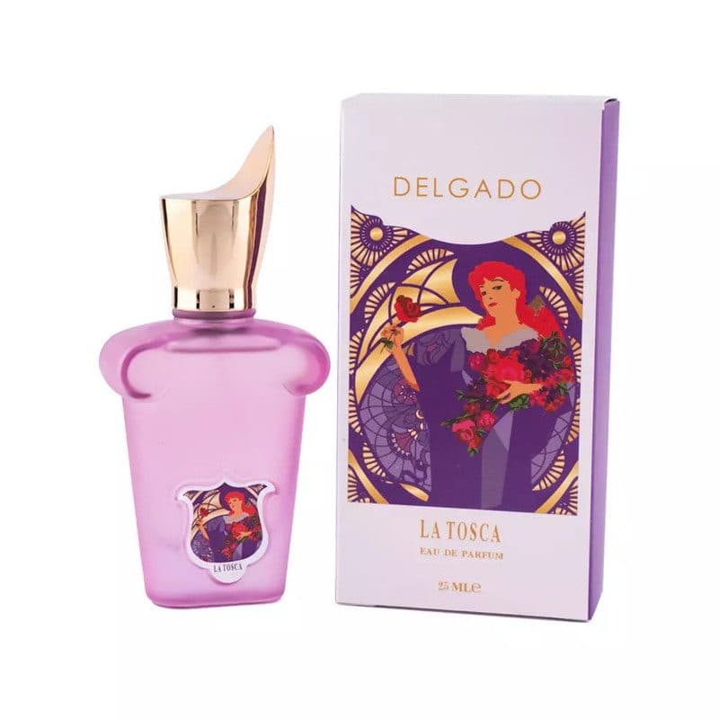عطر جیبی زنانه دلگادو مدل کاساموراتی لاتوسکا با رایحه شیرین حجم 25 میلی لیتر — تصویر ۳