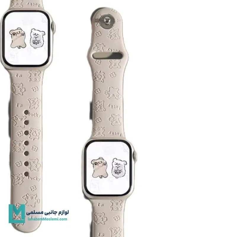 بند اپل واچ سیلیکونی پاپی کد W1205 | لوازم جانبی مسلمی — تصویر ۳