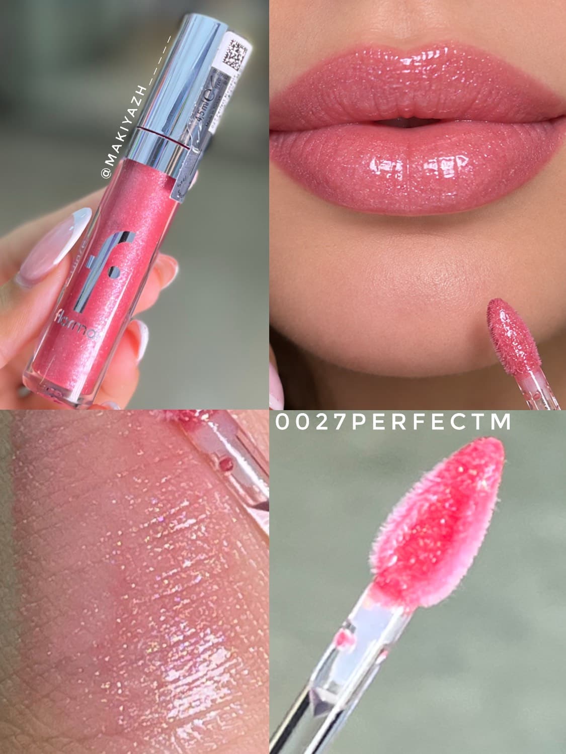 لیپ گلاس Flormar Dewy Lip Glaz شماره 0027
