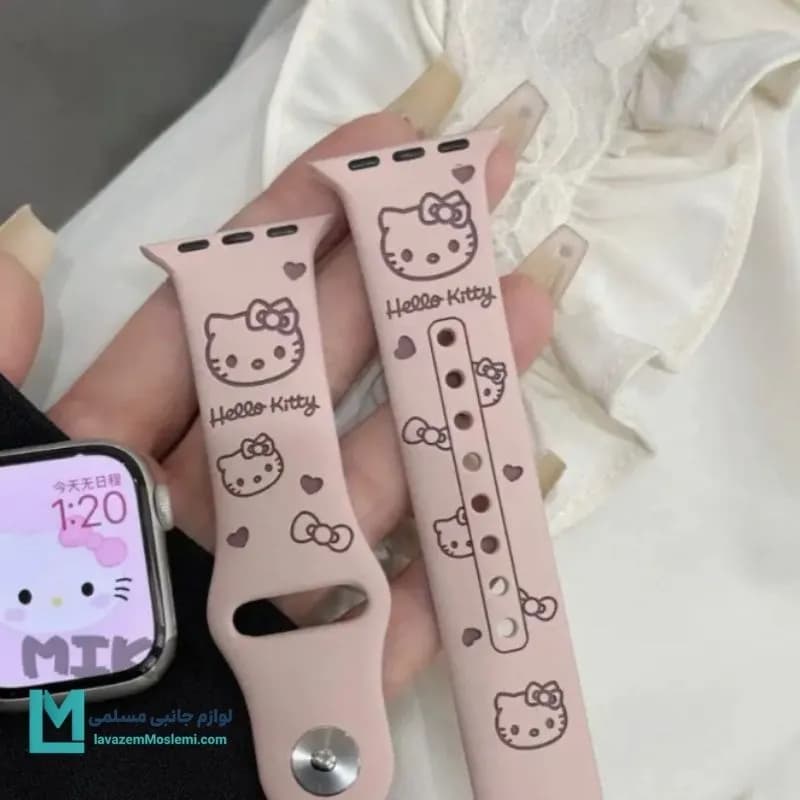 بند اپل واچ سیلیکونی کیتی بلوم کد W1204 | لوازم جانبی مسلمی — تصویر ۲