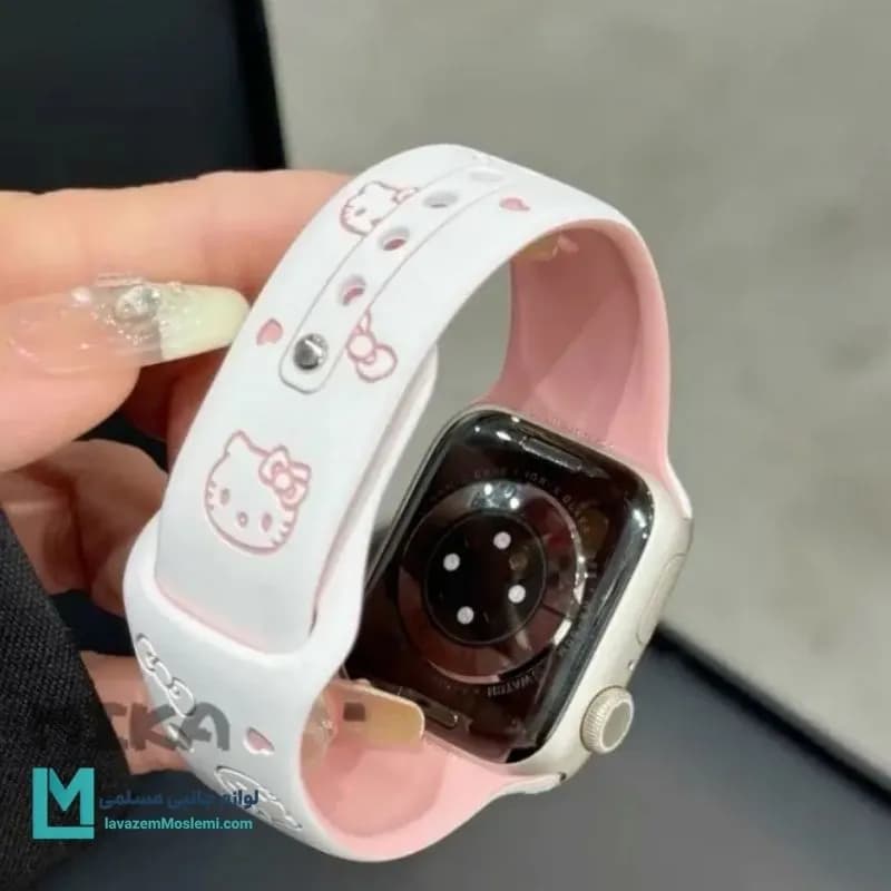 بند اپل واچ سیلیکونی کیتی بلوم کد W1204 | لوازم جانبی مسلمی — تصویر ۸