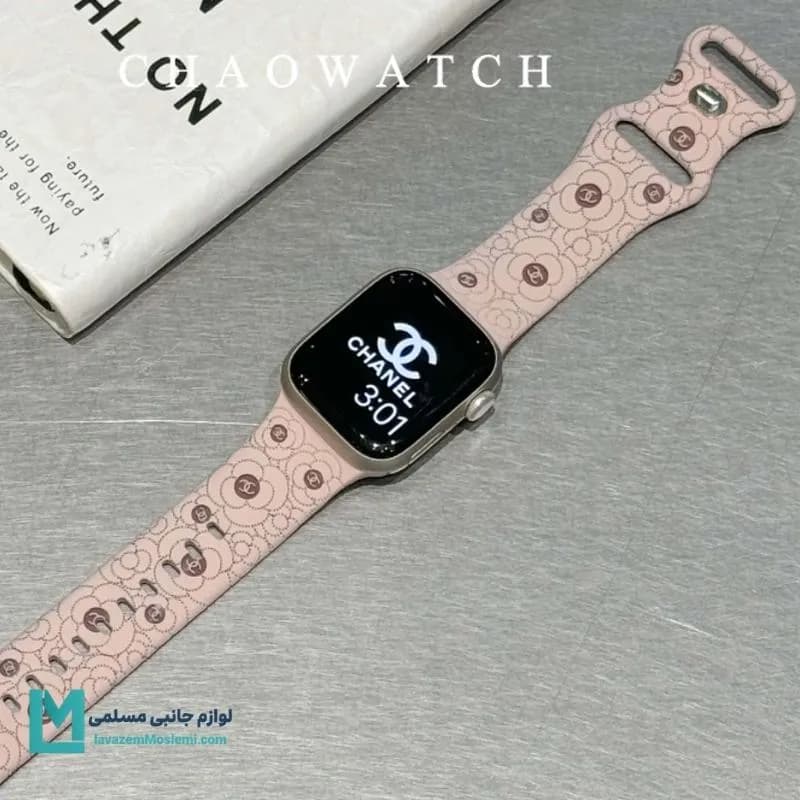 بند اپل واچ سیلیکونی بلوم شنل کد W1203 | لوازم جانبی مسلمی — تصویر ۲