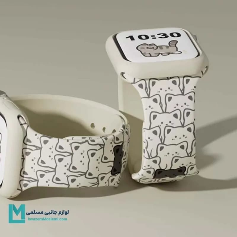 بند اپل واچ سیلیکونی یوری کد W1201 | لوازم جانبی مسلمی — تصویر ۳