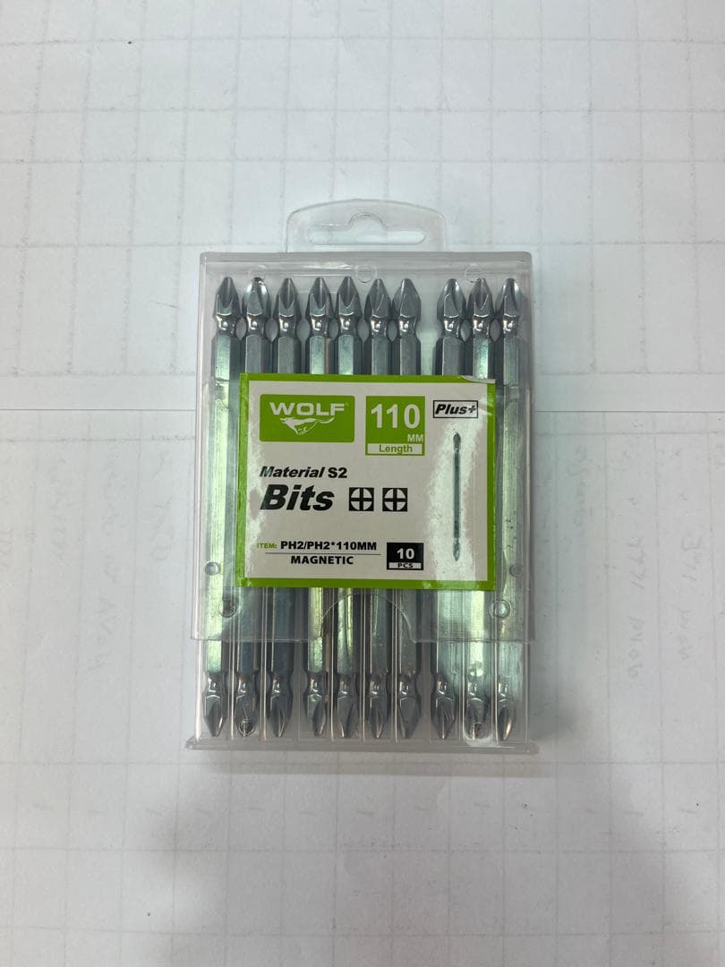 نوک پیچ گوشتتی دوسر چهارسو 11 سانت WOLF PH2/PH2